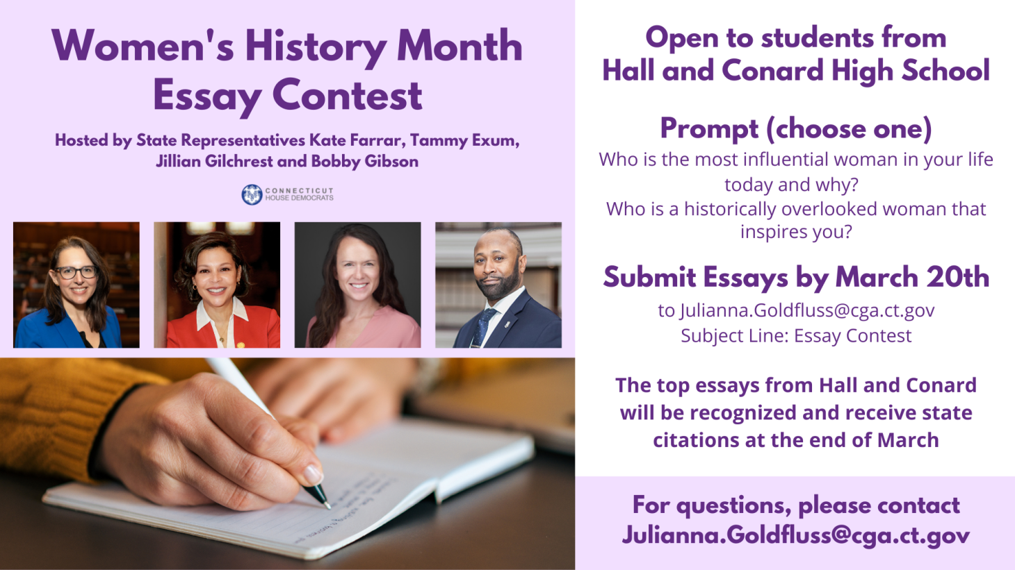 Women's History Month Essay Contest