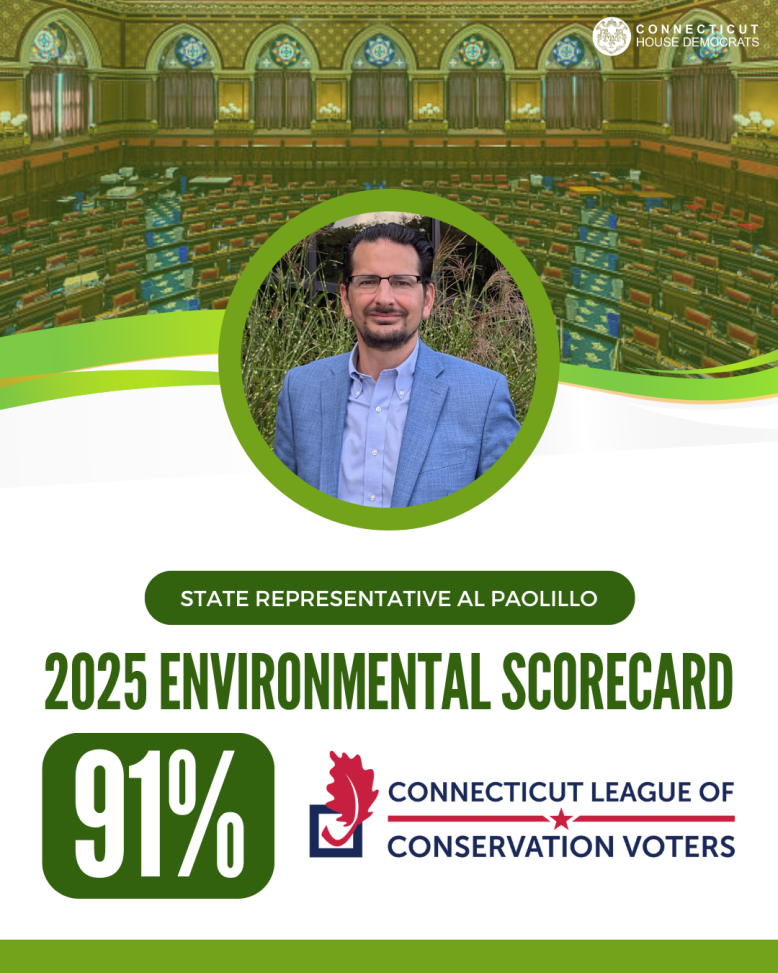 Rep. Paolillo has been recognized by CTLCV