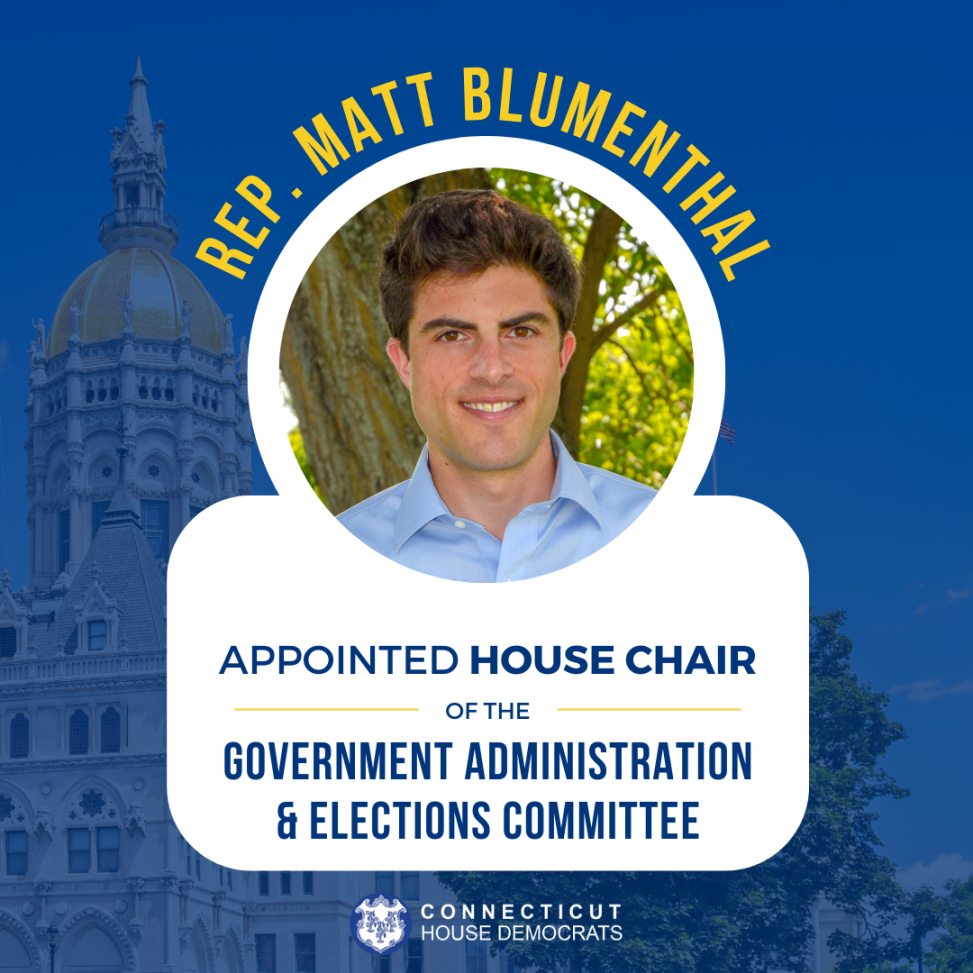 GAE Committee chair Blumenthal