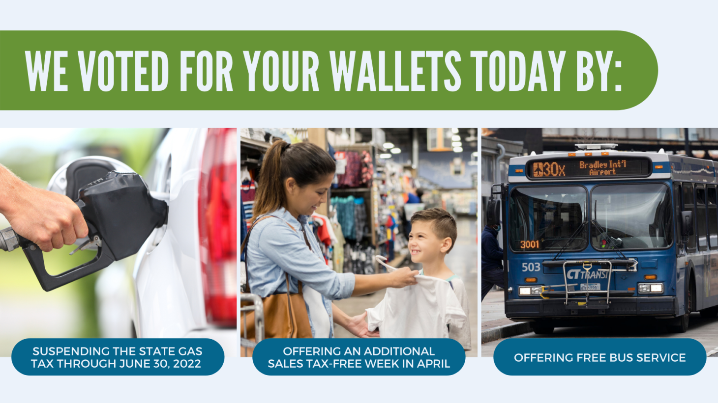 Gas Tax Savings and More for CT Residents