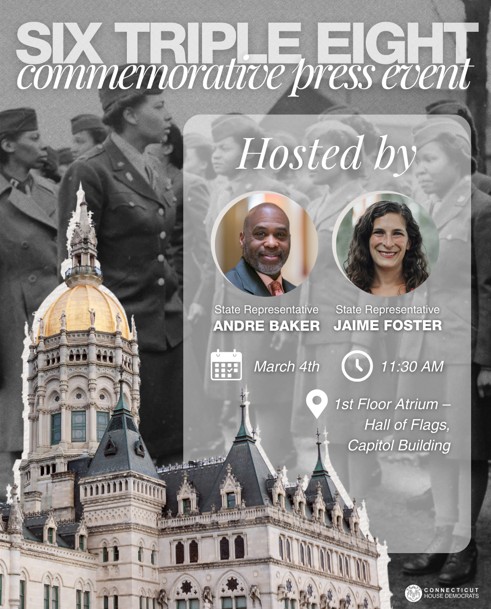 One of Hartford's daughters will be honored as one of the 10 Connecticut members of the Six Triple Eight Battalion that served during World War II.