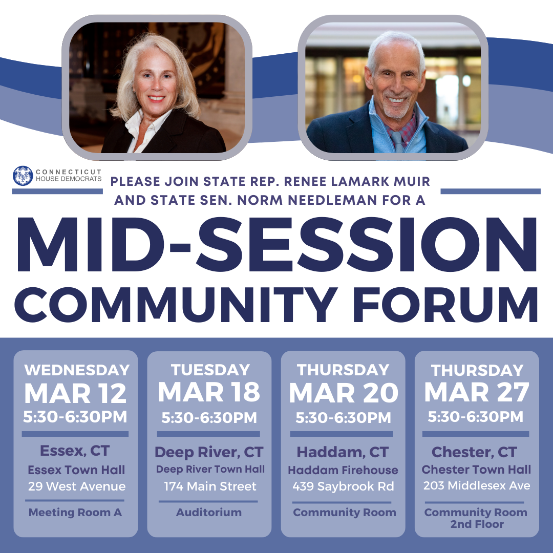 Join us for one of several community forums scheduled throughout the month of March.