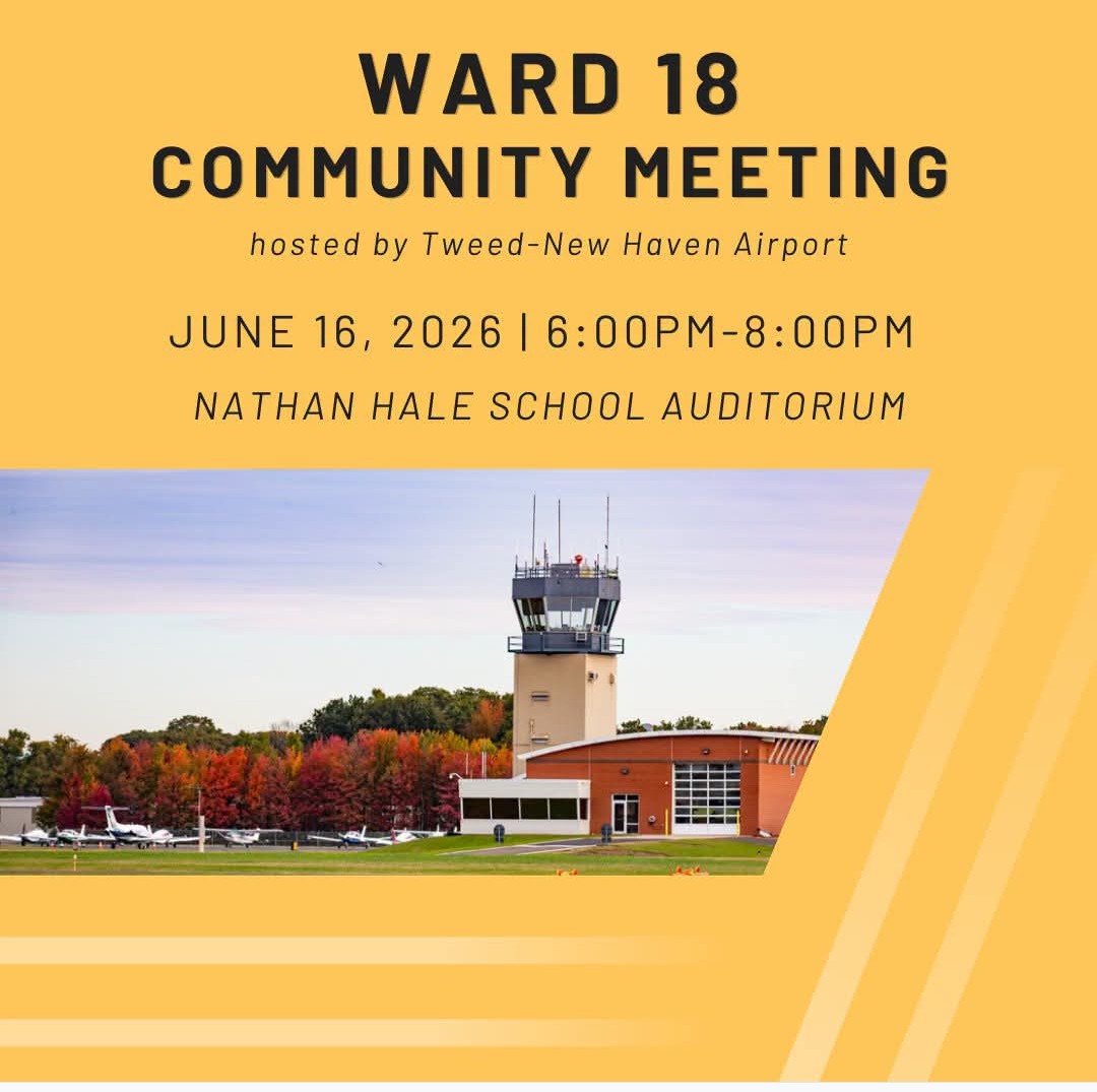 Tweed-New Haven Airport Community Meeting on June 16.