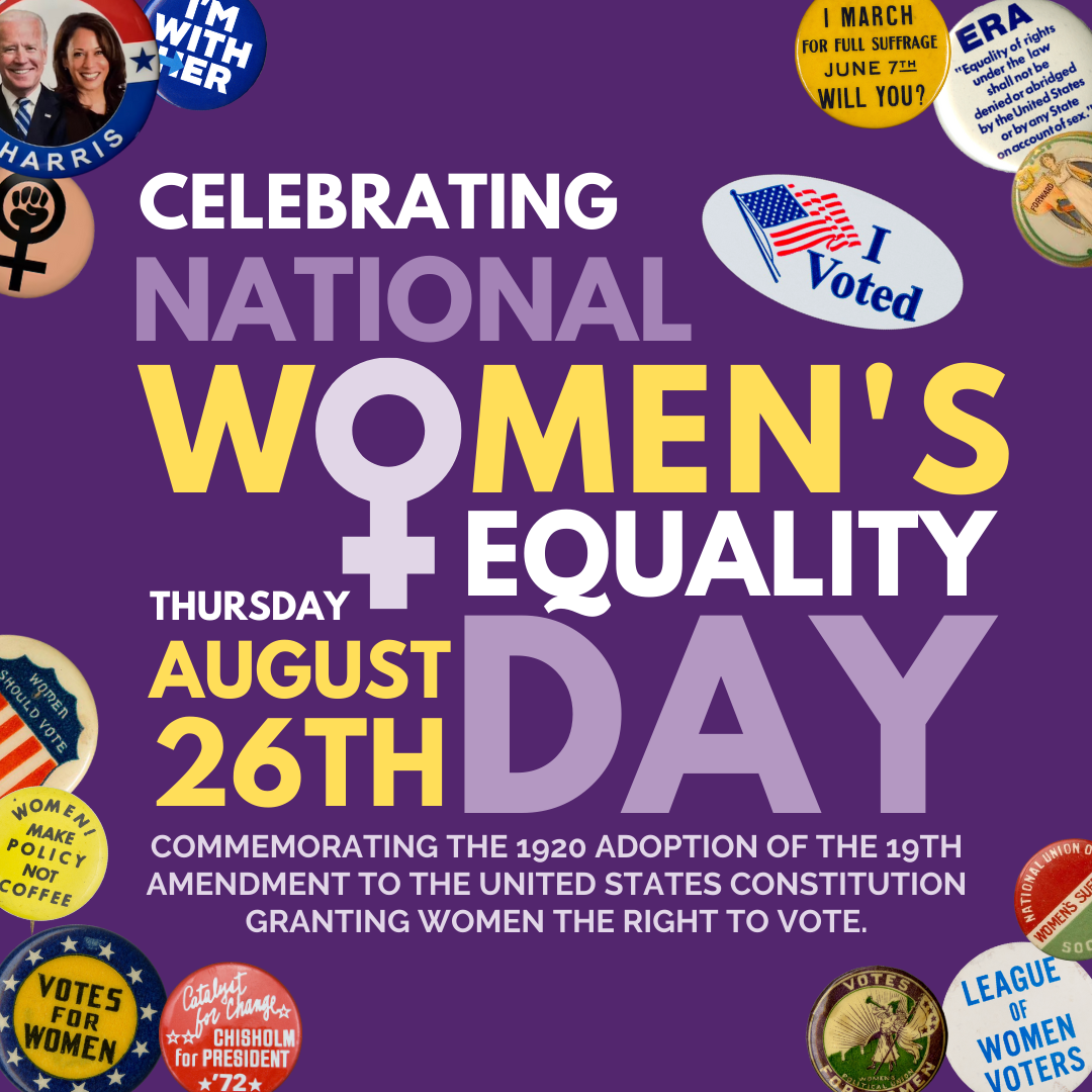 Celebrating National Women's Equality Day Connecticut House Democrats