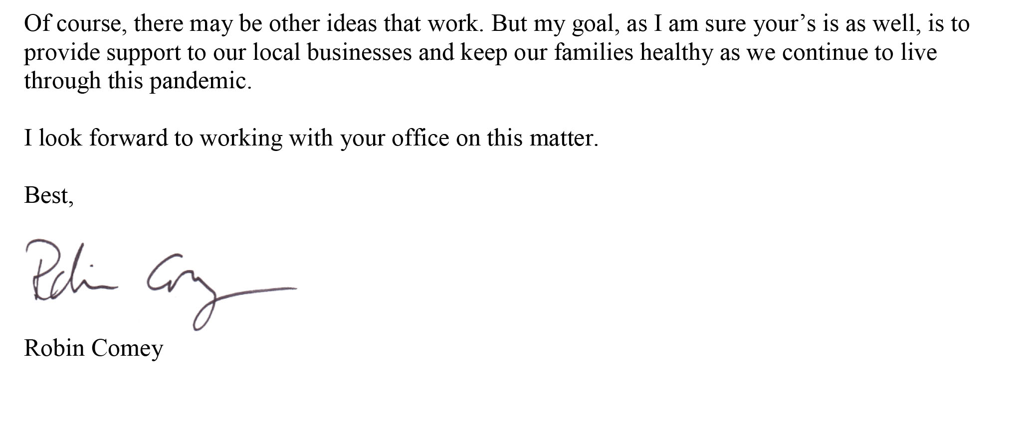 business letter -2