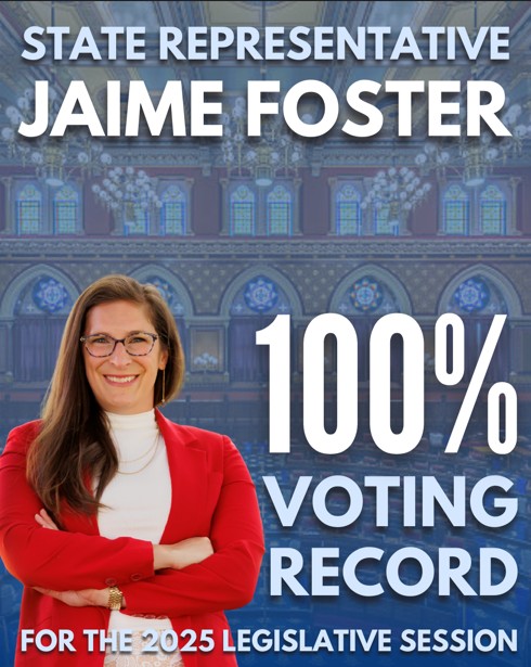 100% Voting Record for the 2025 Legislative Session