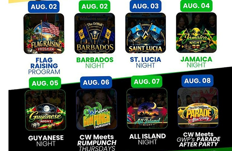 Upcoming events to celebrate Caribbean Week.