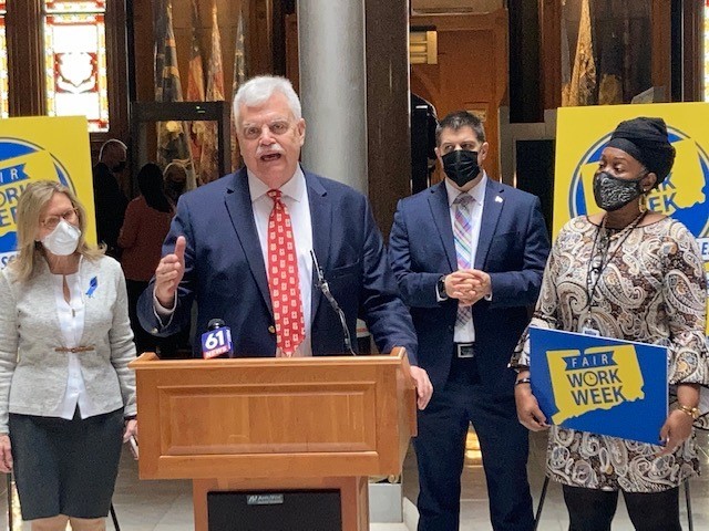 HB5353 Godfrey Supports An Act Concerning A Fair Work Week Schedule