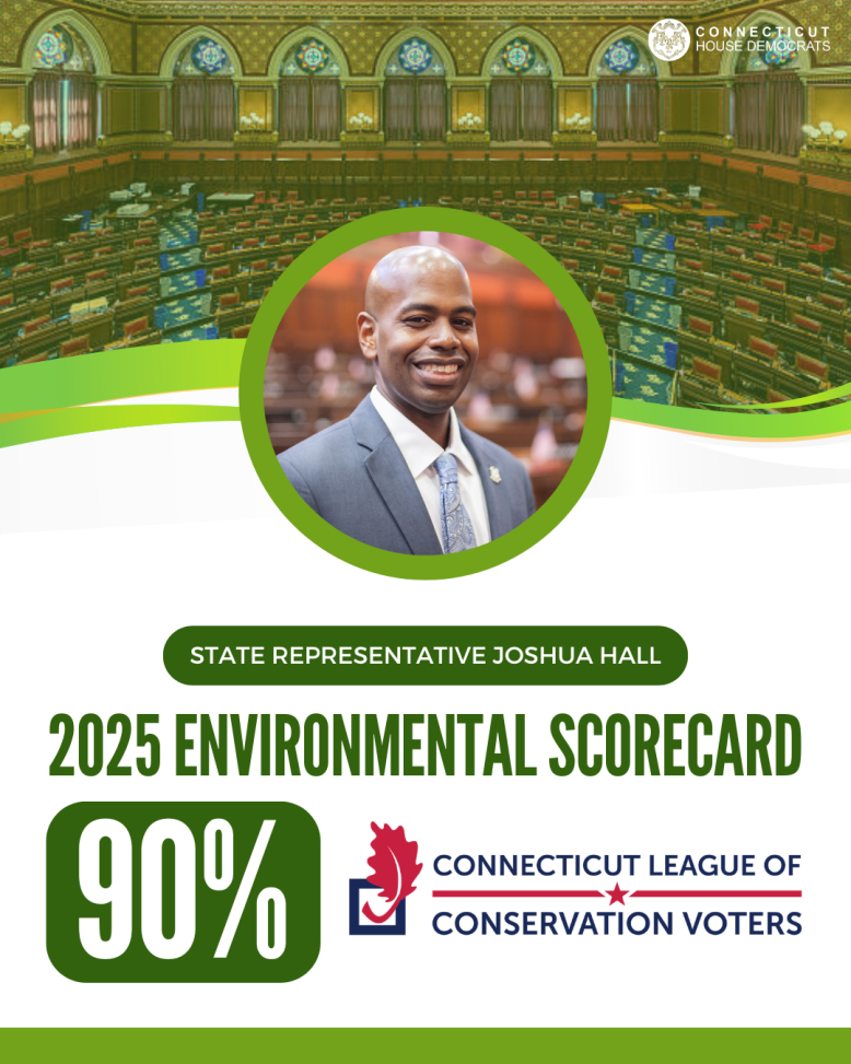 I'm happy to share that I've been honored by the CT League of Conservation Voters
