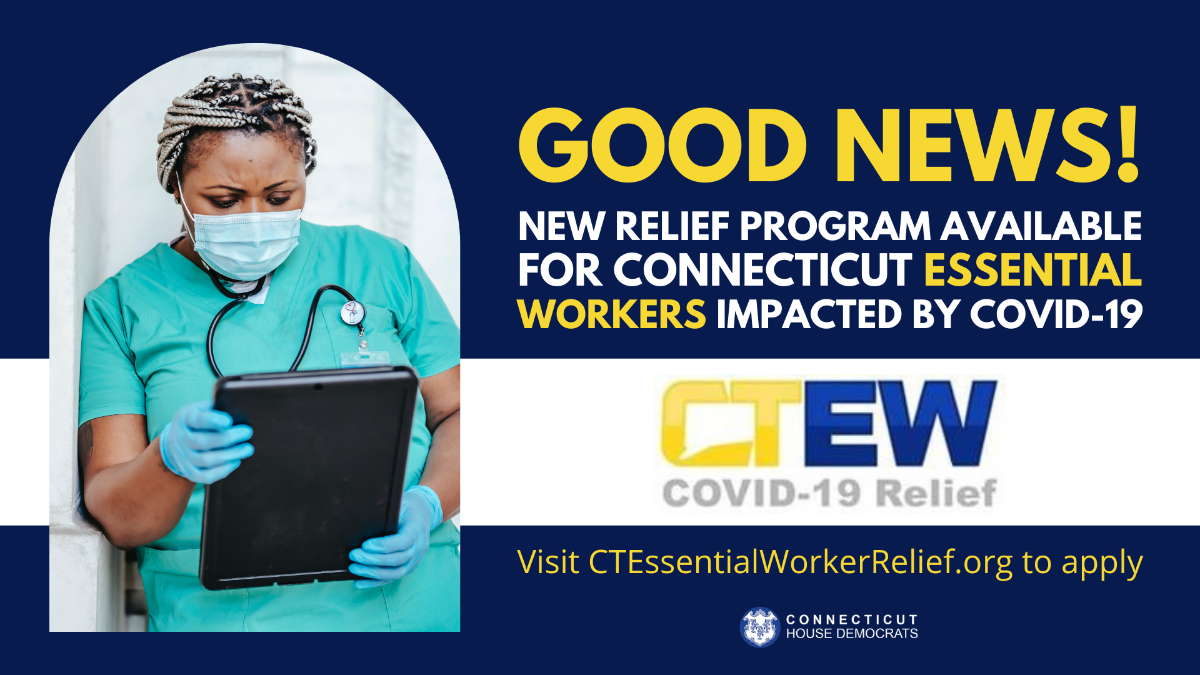 Relief Program Now Available for CT Essential Workers Impacted by COVID