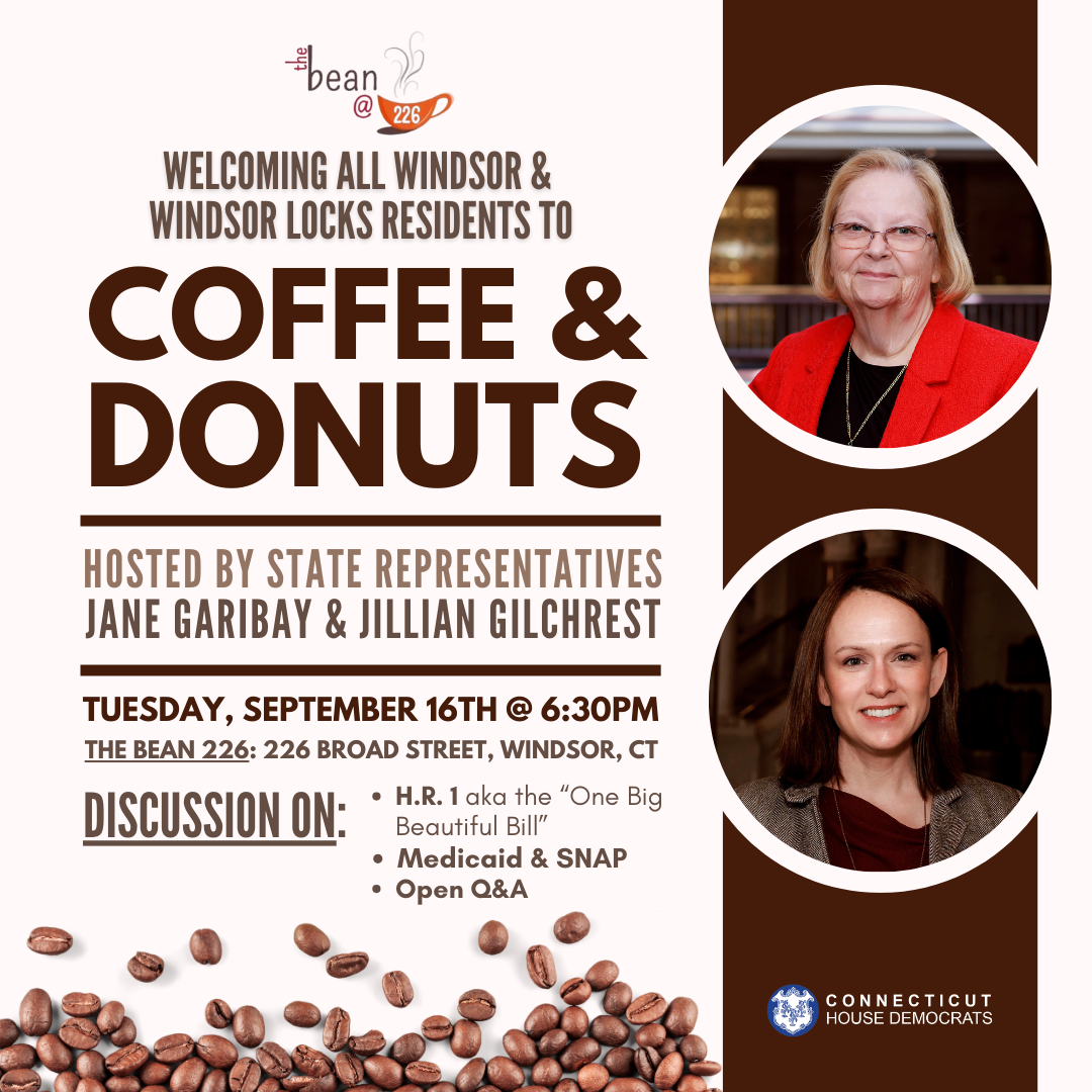 Join me and Rep.Gilchrest to talk about H.R. 1, Medicaid, and SNAP