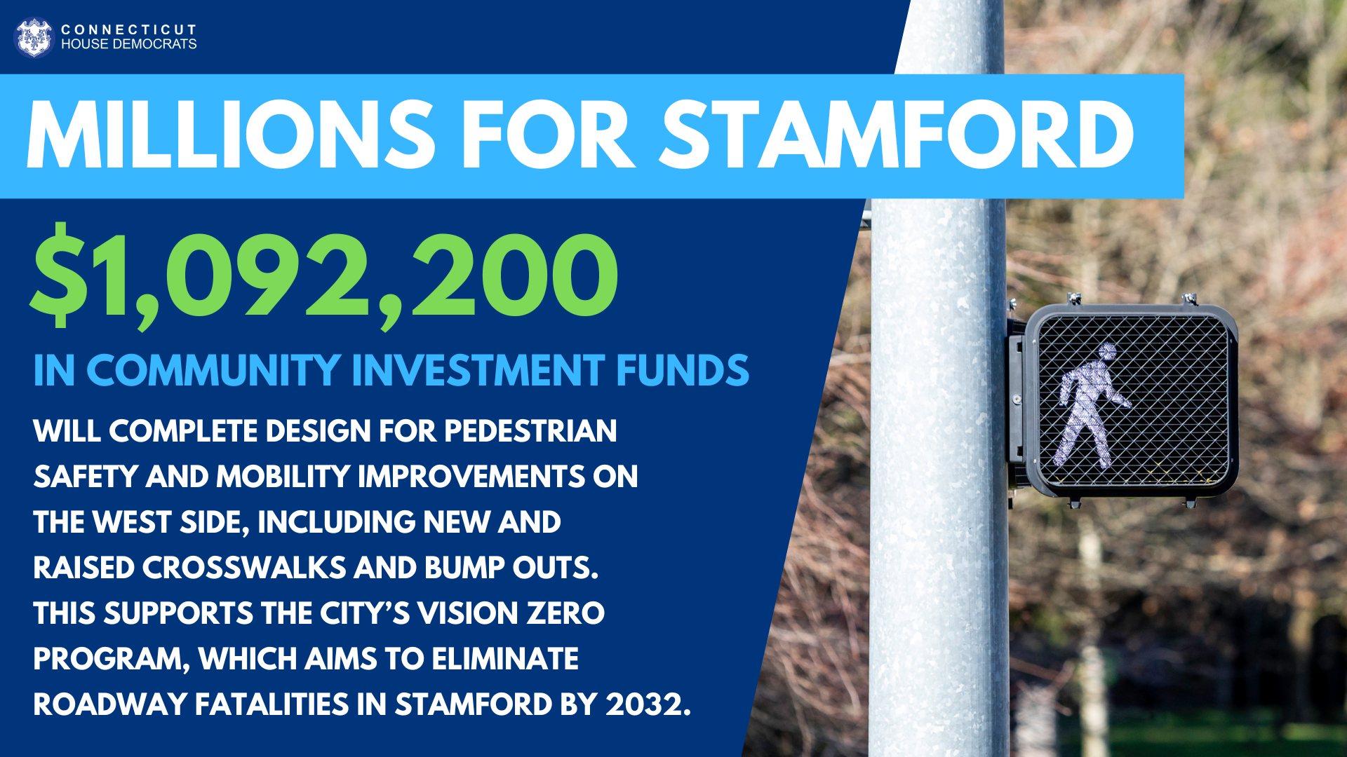 $1 million in CIF Funds to Stamford