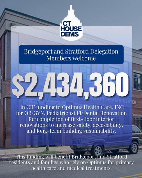 CIF Funds for Optimus Health Care, Inc. in the amount of $2.4 million.