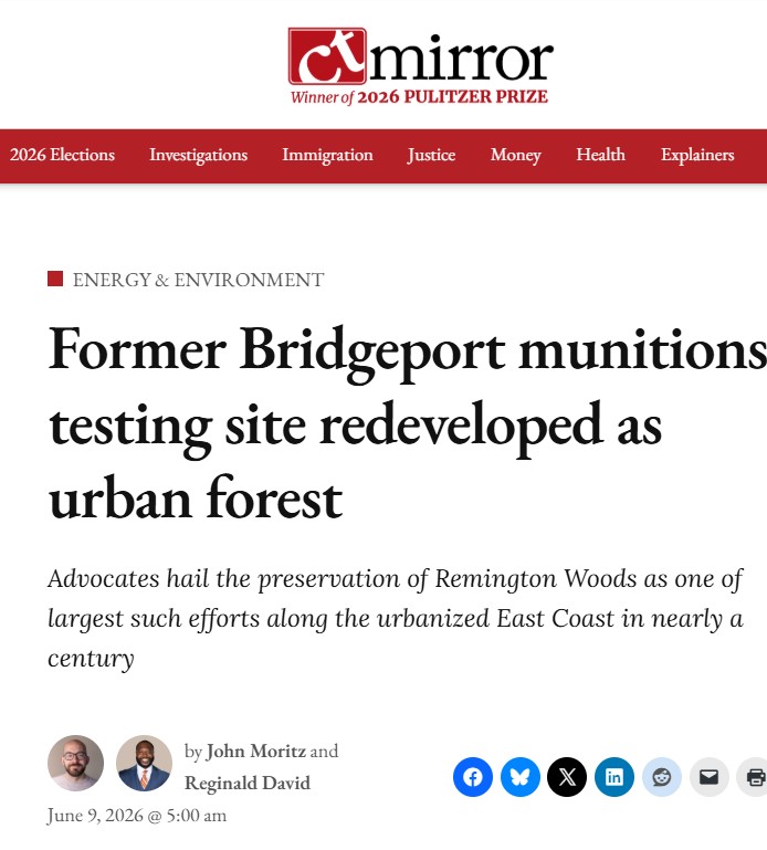 CT Mirror article on Remington Woods.