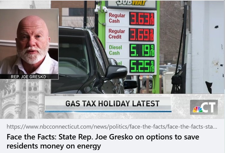 Rep. Gresko was a guest on NBC Connecticut's "Face the Facts" on Sunday morning.