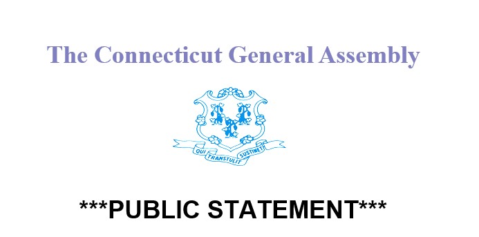 Public statement from state representatives regarding the use of Diquat to combat Hydrilla in the CT River