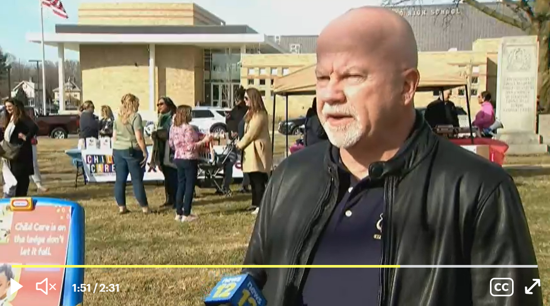 Rep. Gresko speaking in support of childcare industry