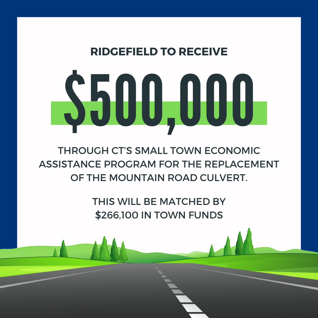 STEAP funds heading to Ridgefield!