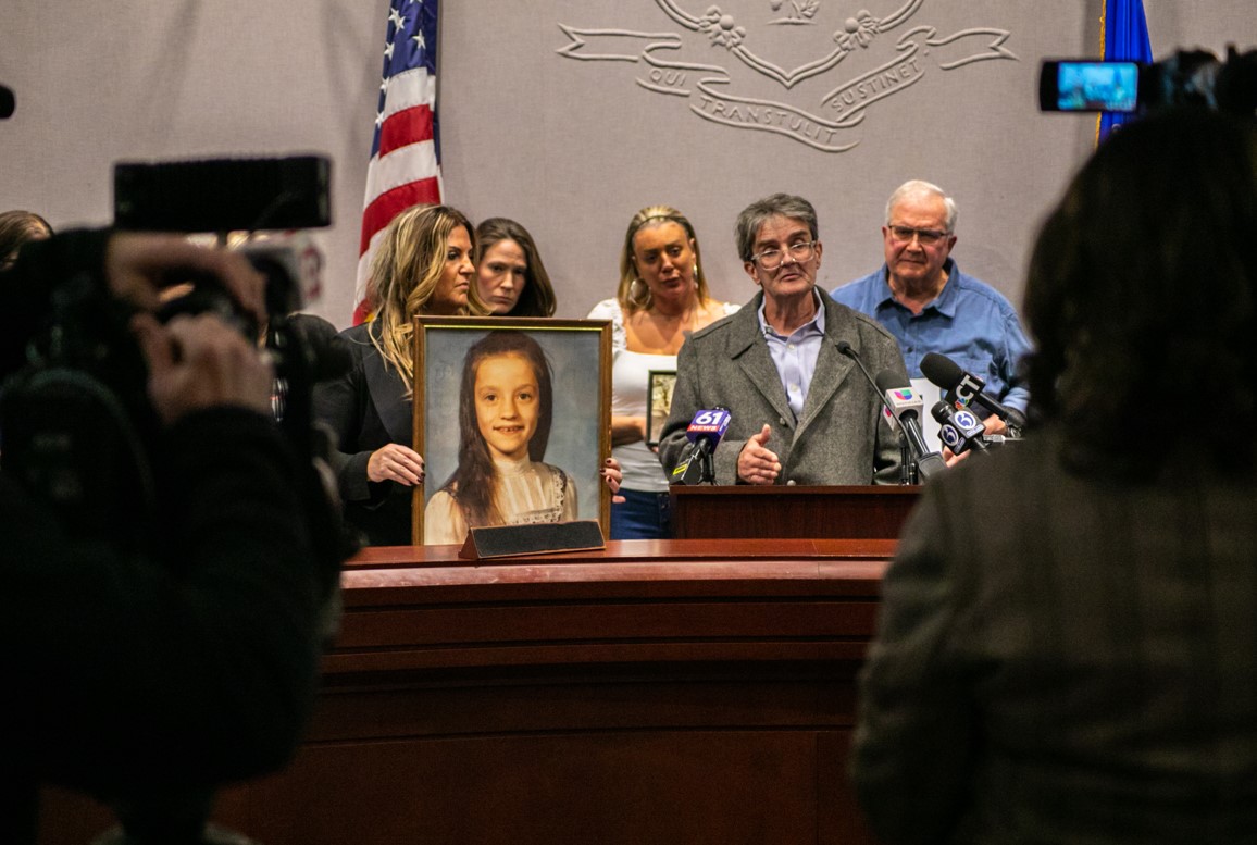 Andrew Reynolds of Wallingford talks about his niece Jessica, who was stabbed to death in Middletown in 1989.