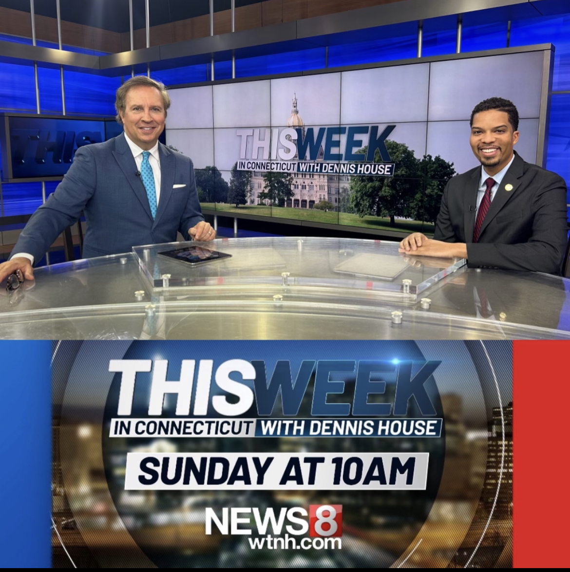 Catch This Week in Connecticut with Dennis House on Sunday morning. I'll be a guest on the show!