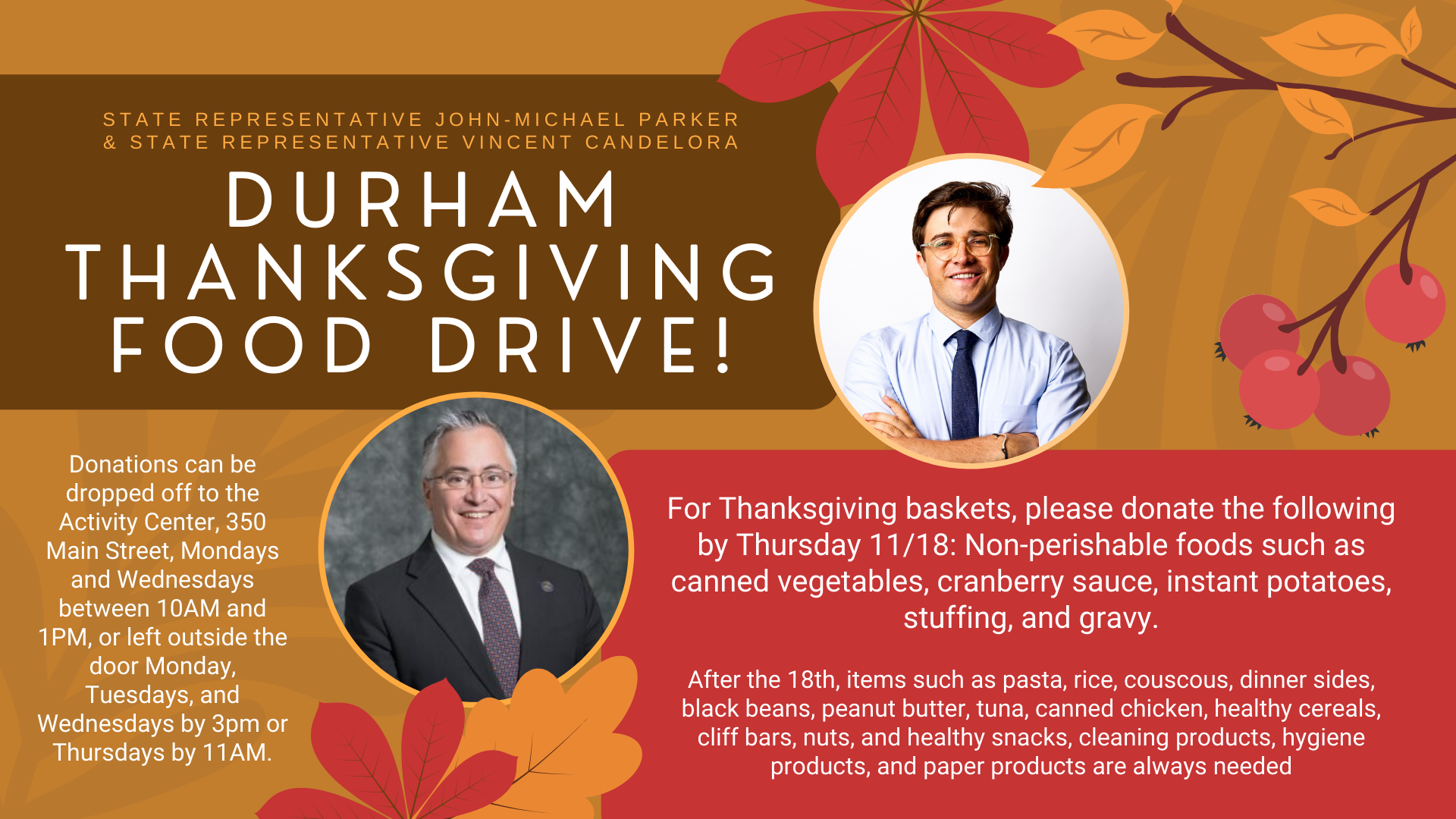 Durham Thanksgiving Food Drive