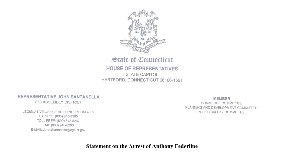 Statement on the Arrest of Anthony Federline