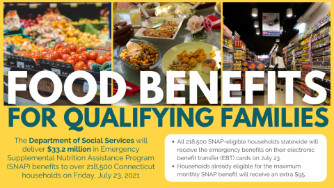 Food Benefits for Qualifying Families