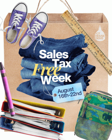 sales tax free week 